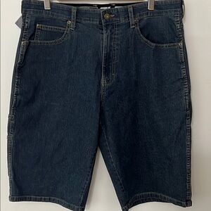 Genuine Dickies Men’s Denim Shorts Flex Waist Relaxed Fit 13" Medium Stonewash